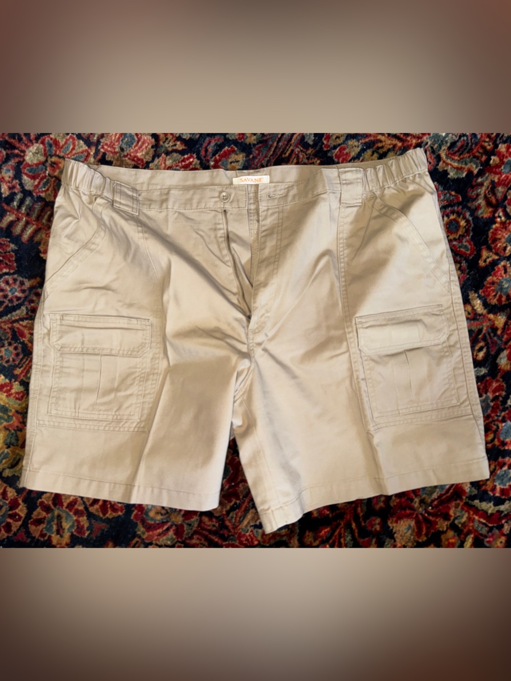 Savane Khaki Casual Pants with Branded Tag